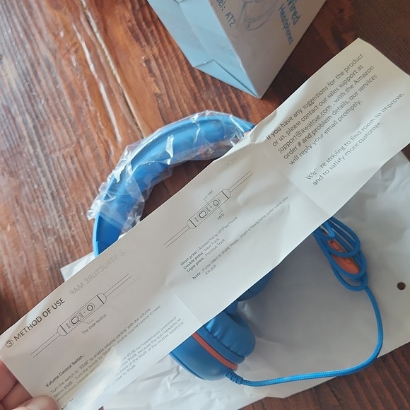 Awatrue Wired Headphones ☆ Model AT2 ☆ Kids Headphones ☆ New in Box ☆ - Picture 15 of 16
